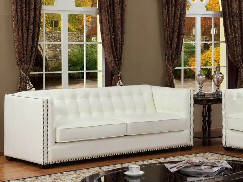 How to Clean a White Leather Sofa