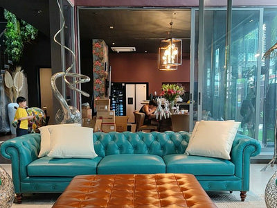 Rediscovering Elegance: The Art of the 3 Seater Chesterfield Sofa with Locus Habitat