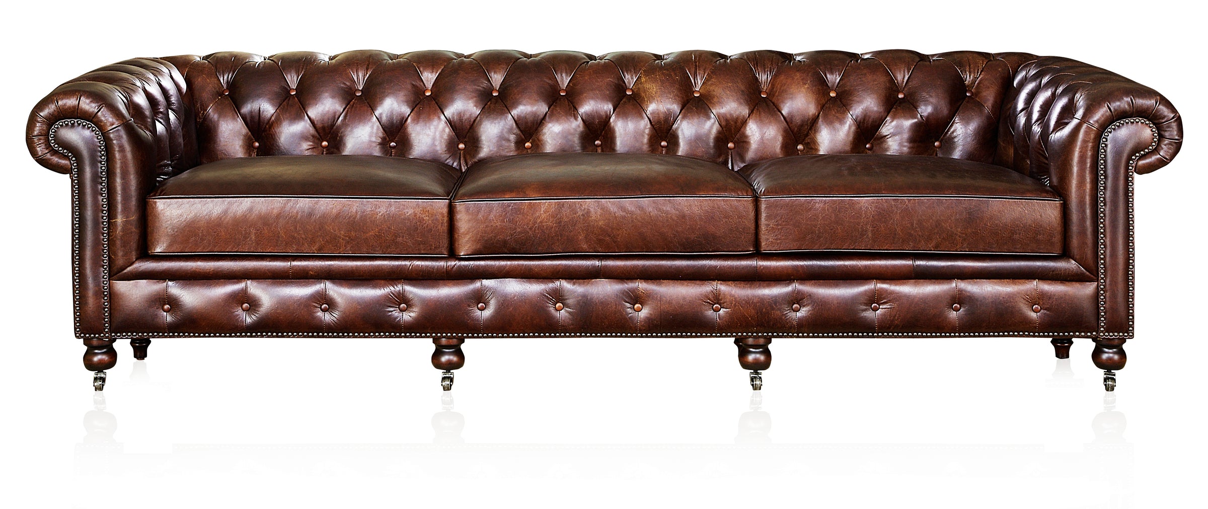 Leather Chesterfield Sofa