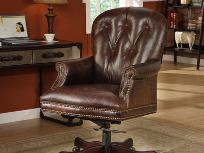 Genuine Leather Director Chair