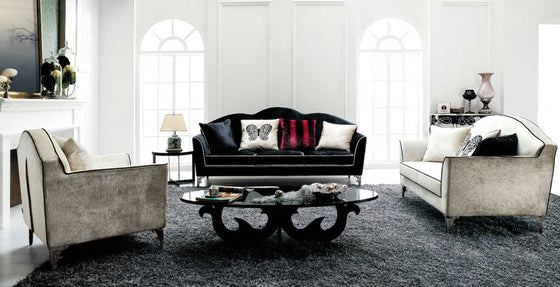 CHATEAU GRAND VELVET FABRIC SOFA