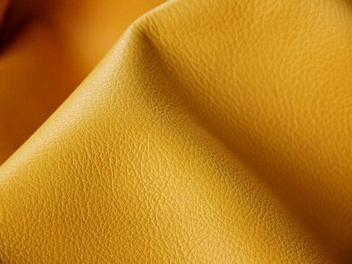 Genuine leather is synthetic.