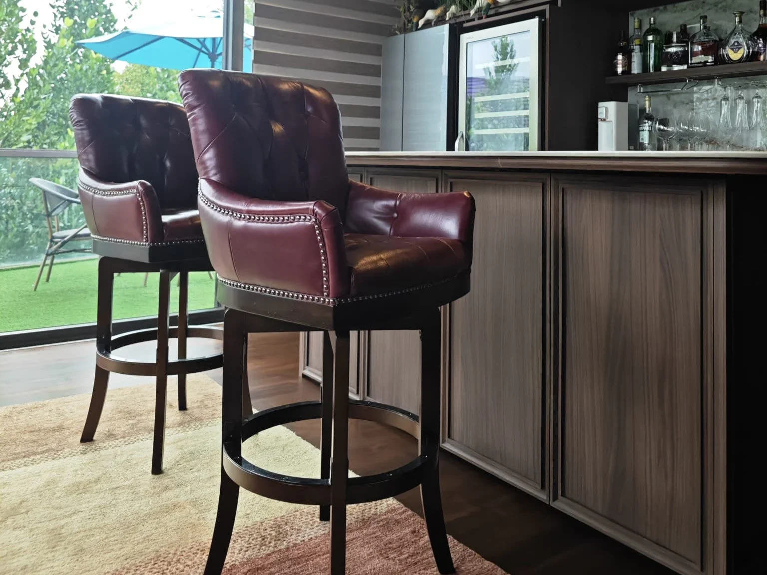 Leather Bar Stools