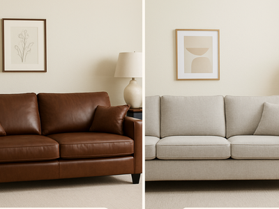 Leather vs Fabric Sofa: Which One Is Right for Your Home?
