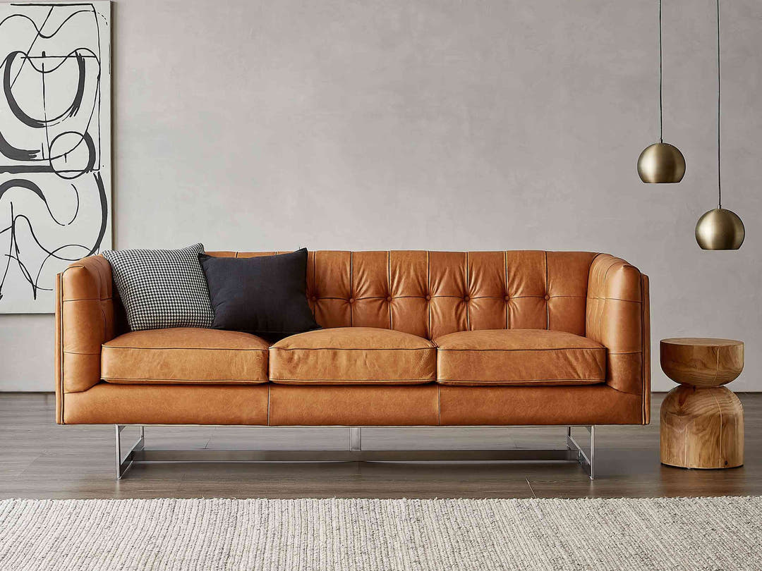Full Grain Leather Sofa
