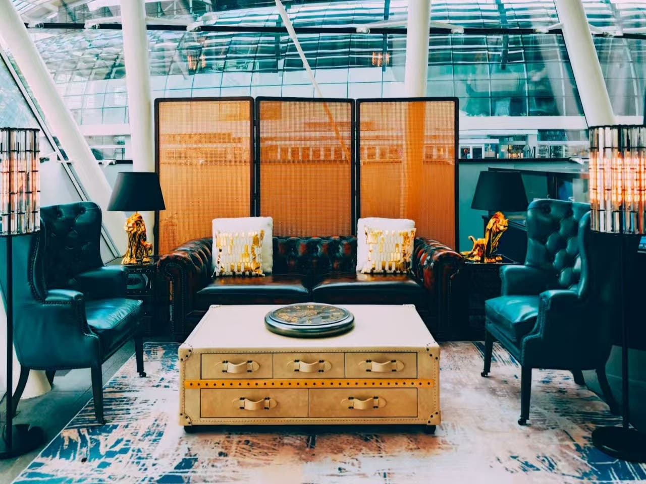 Chesterfield Sofa at Marina Bay Sands