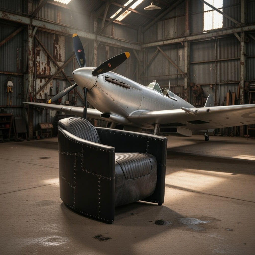 Modern Leather Armchair