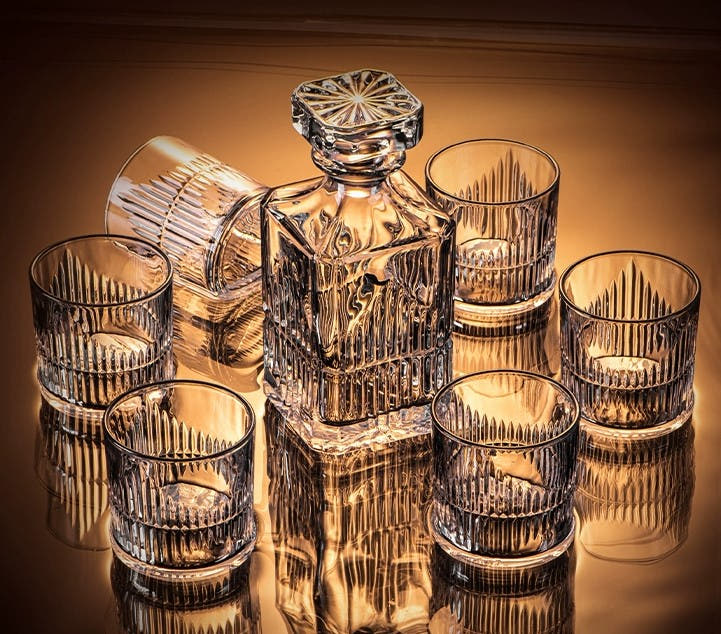HARMONICA WHISKY DECANTER SET - Locus Habitat