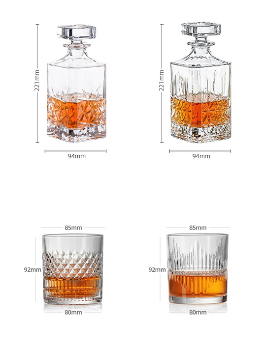 AURORA WHISKY DECANTER SET - Locus Habitat