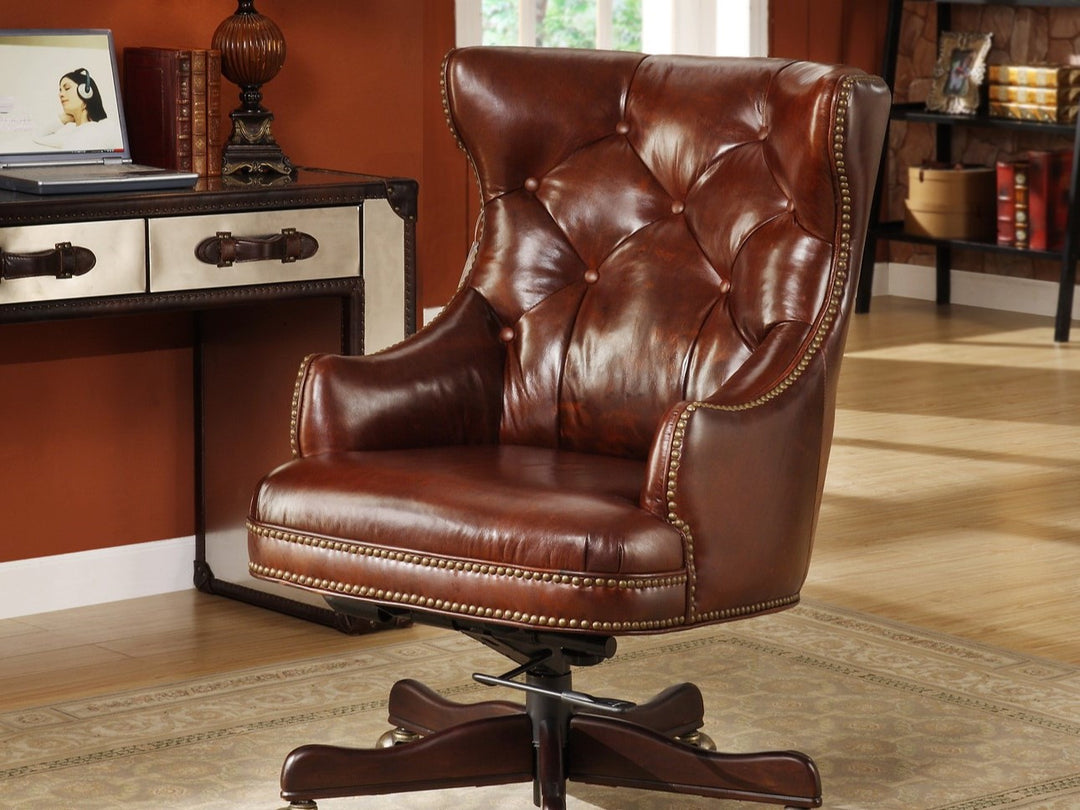 Genuine Leather Director Chair