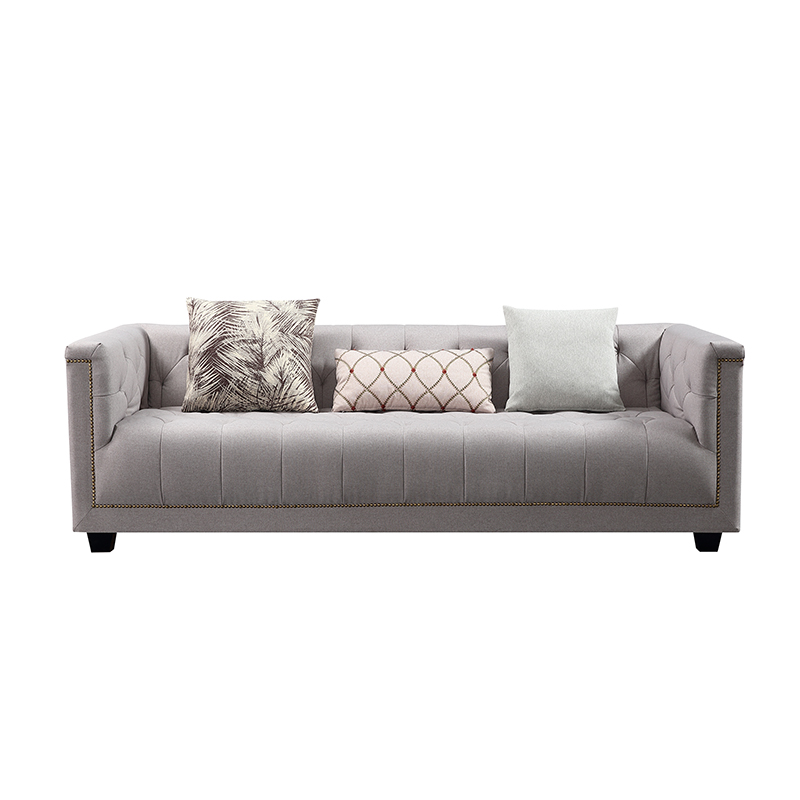 MODERN CHESTERFIELD VELVET SOFA