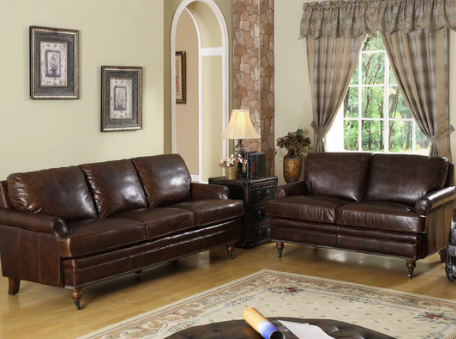 Full Grain Leather Sofa