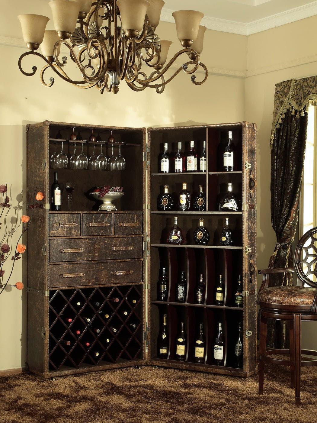 Classic whisky cabinet Singapore        