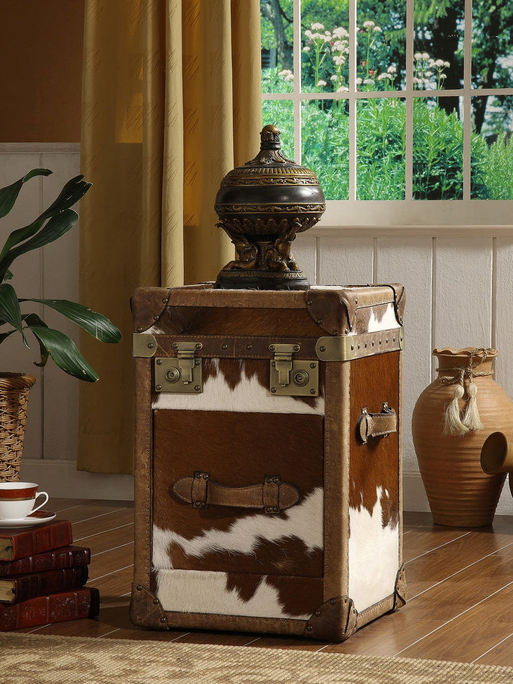 Leather Side Tables