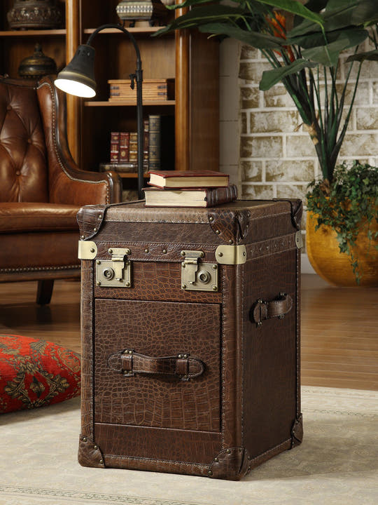 Leather Side Tables