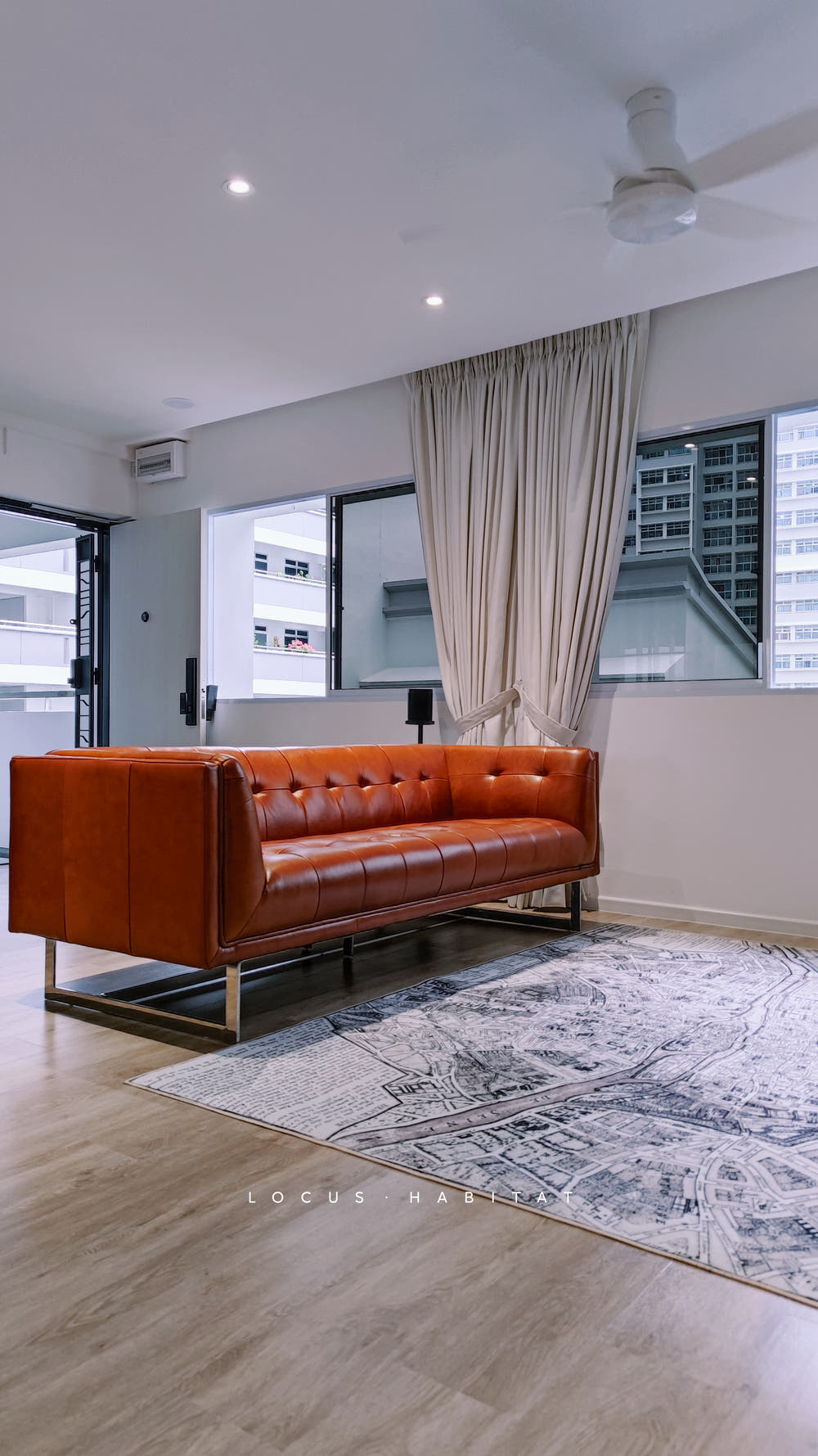 Brown Leather Couch