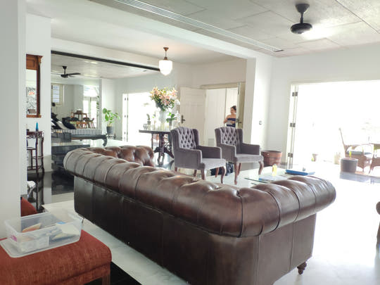 Leather Chesterfield Sofa