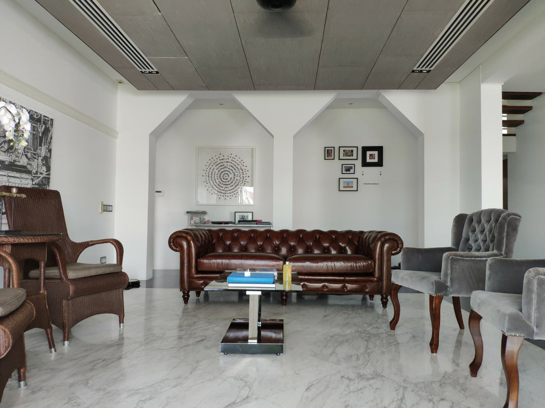 Leather Chesterfield Sofa