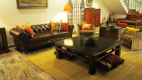 Leather Chesterfield Sofa