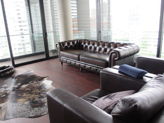 Leather Chesterfield Sofa