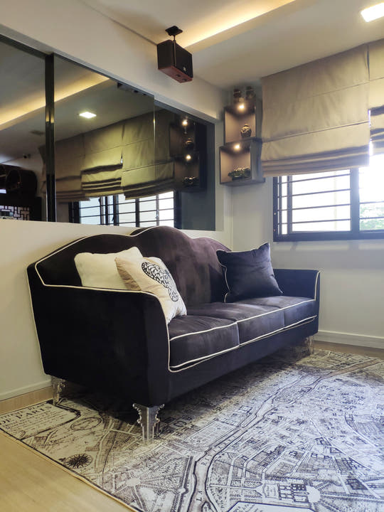 Velvet Sofa Set
