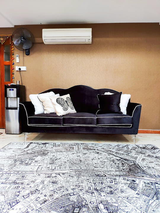 Velvet Sofa Set
