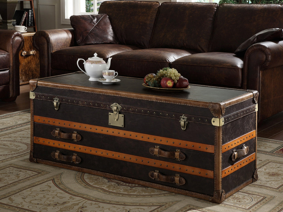 COPPINES LH039A storage trunk coffee table- Locus Habitat