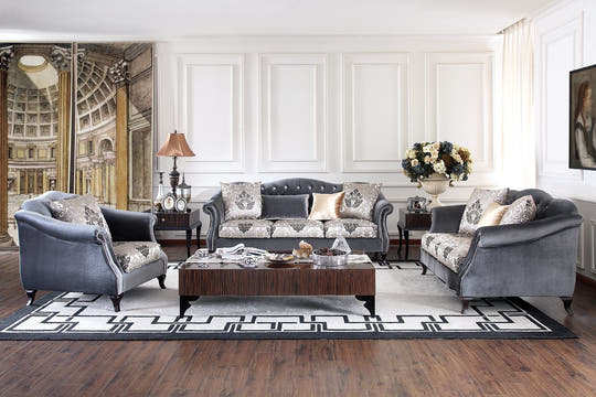 Velvet Chesterfield Sofa