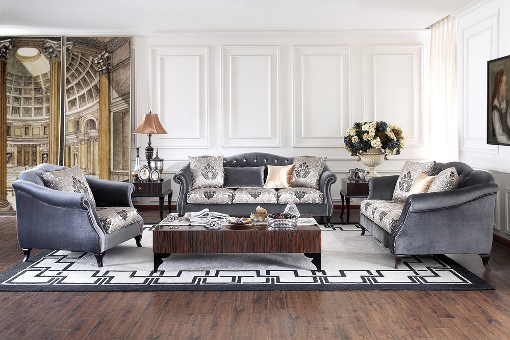 Velvet Chesterfield Sofa