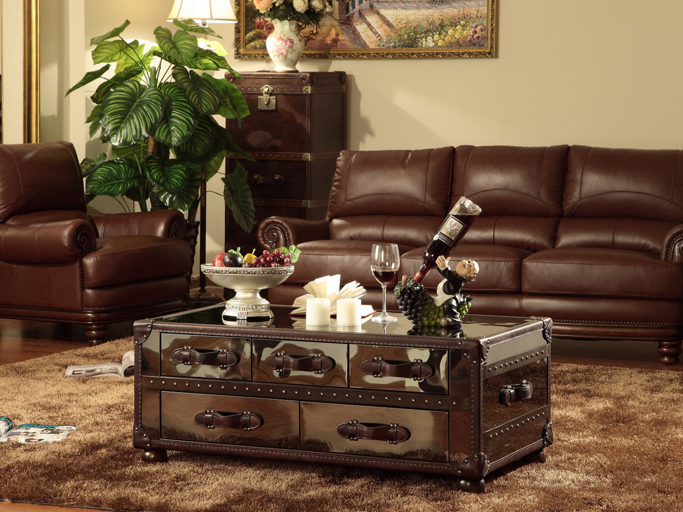 RIDSDENT LH057 -  storage trunk coffee table