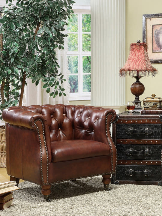 5ChesterLH6772 Leather Armchair