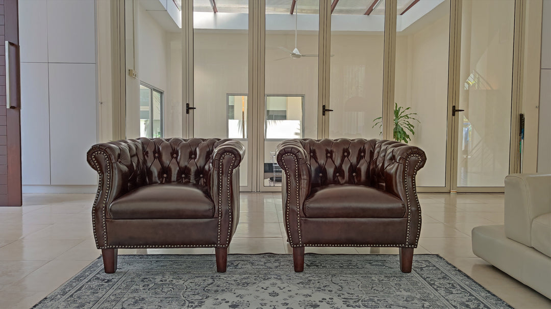 5ChesterLH6772 Leather Armchair