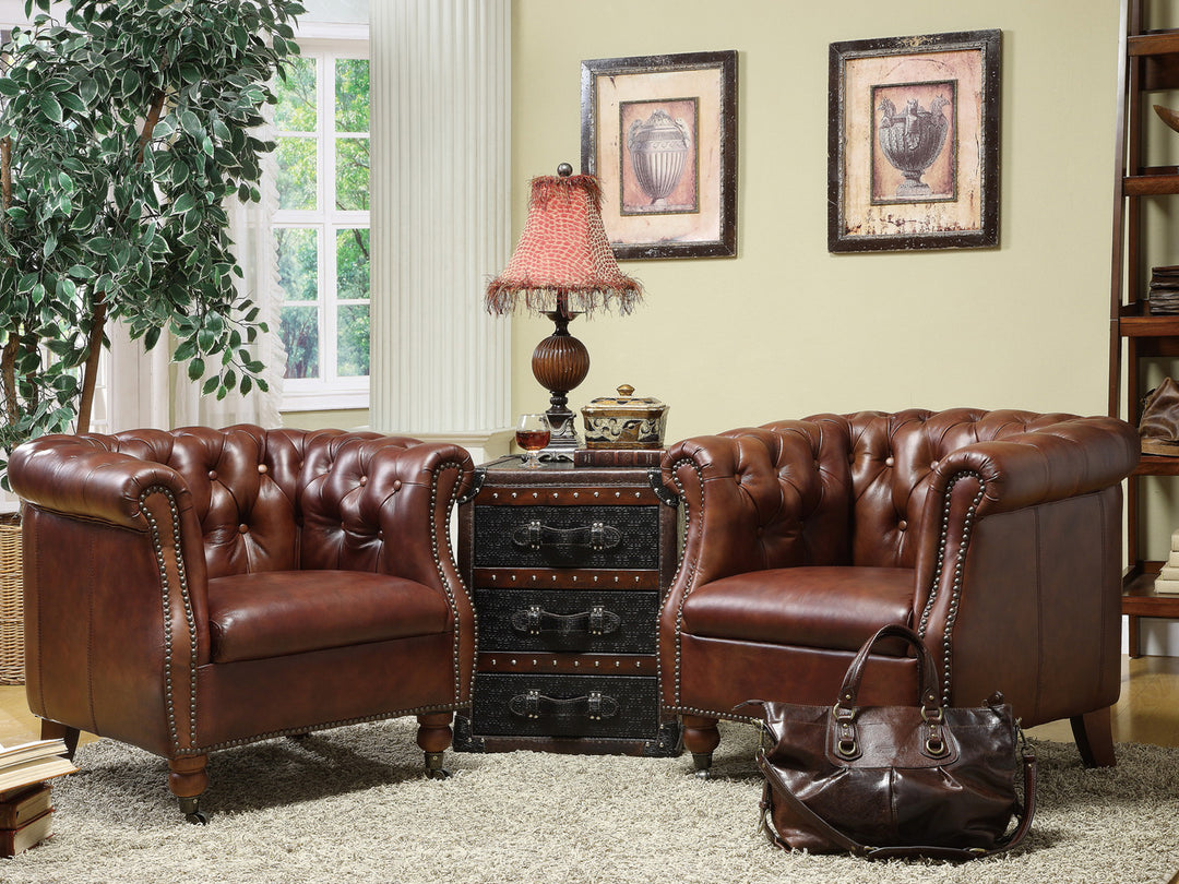 5ChesterLH6772 Leather Armchair