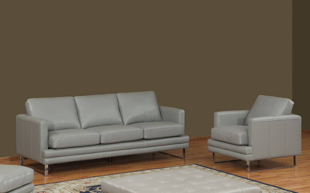 MASON LH1003 -  white leather sofa Singapore