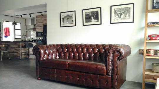 High Back Chesterfield Sofa