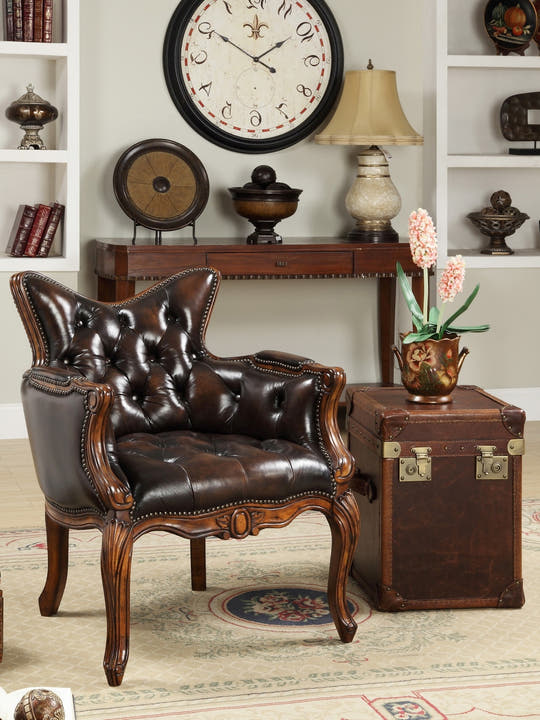 Leather Chesterfield Chair