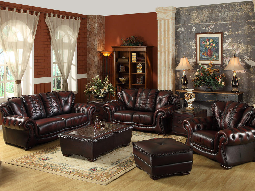 White Leather Couch