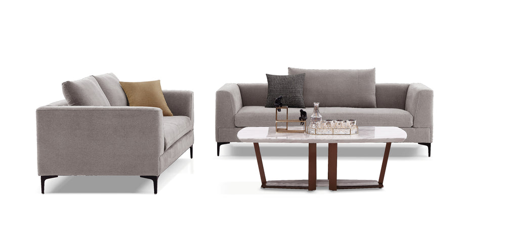 Grey Velvet Sofa