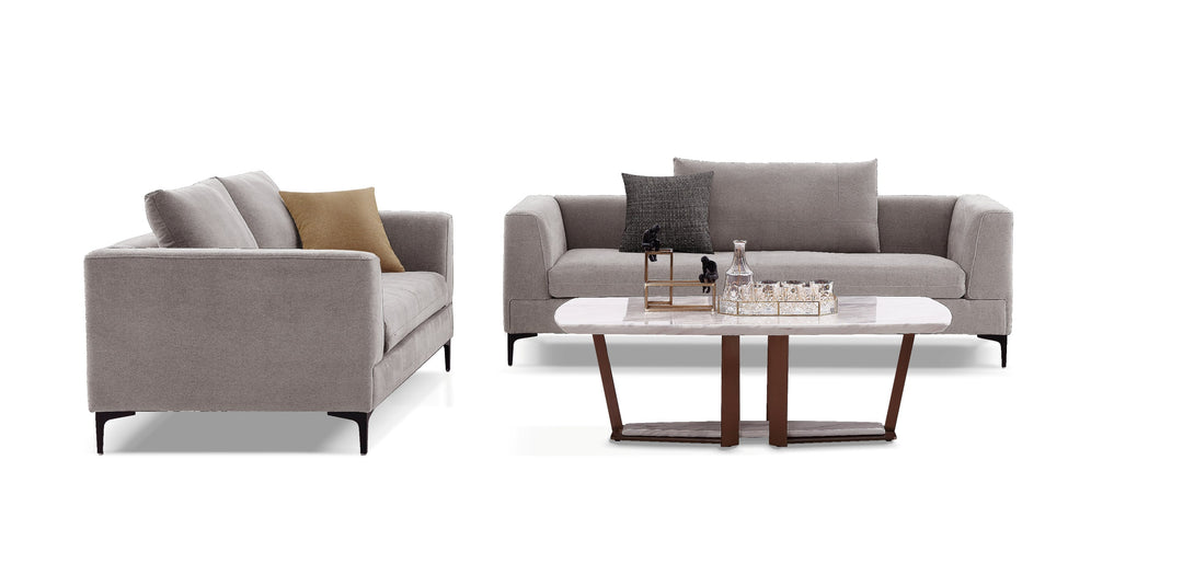 MODERN LUXURY VELVET GREY SOFA SINGAPORE