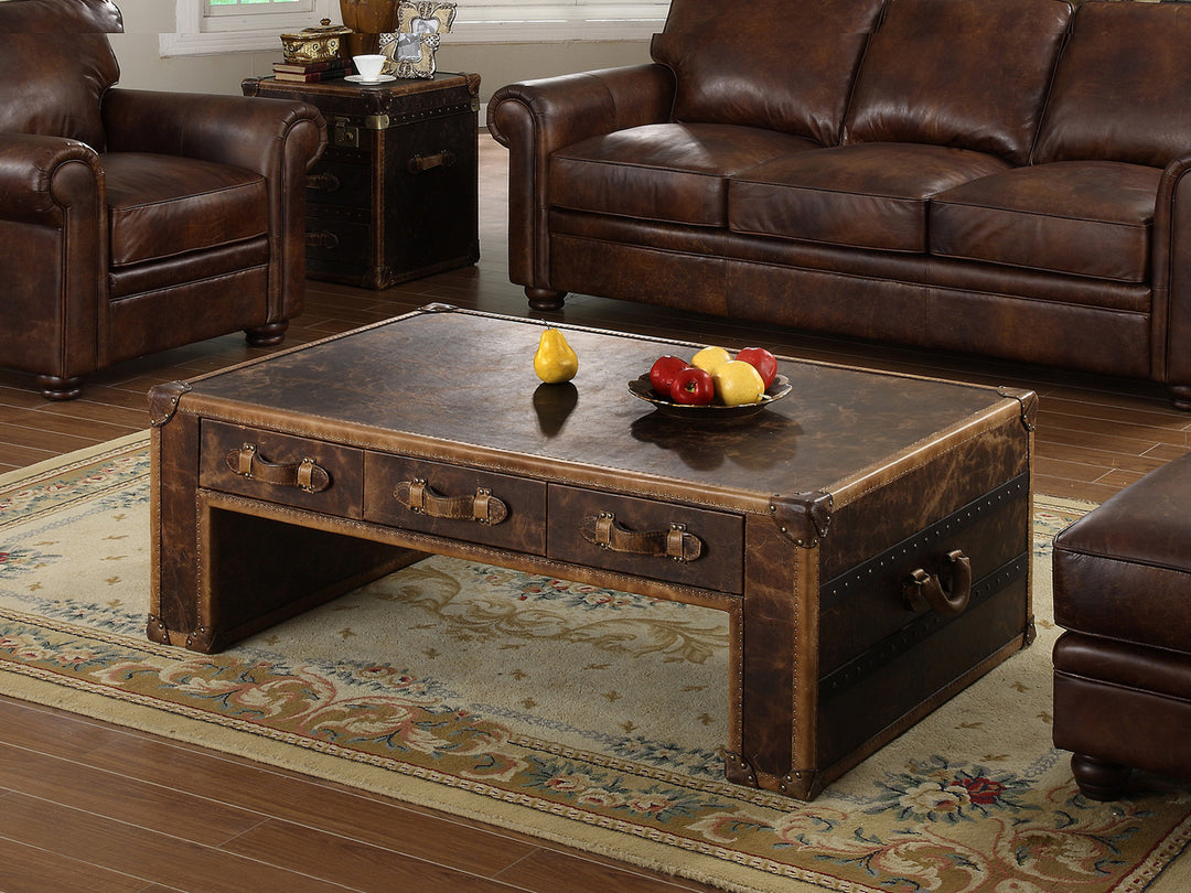 ALBANY LH053A brown unique coffee table 