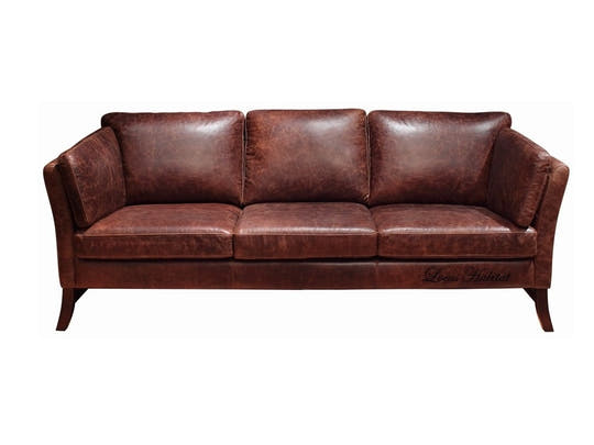 Brown Leather Sofa
