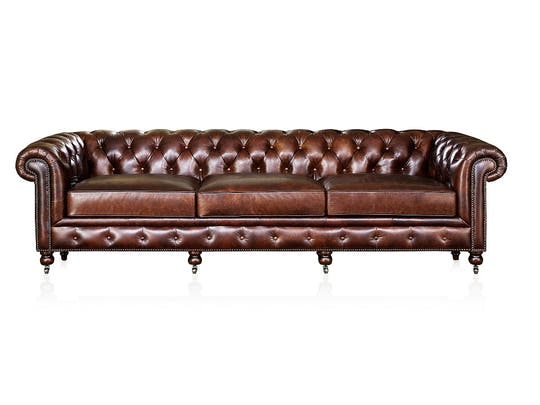Leather Chesterfield Sofa