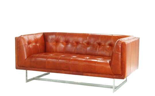 Brown Leather Couch