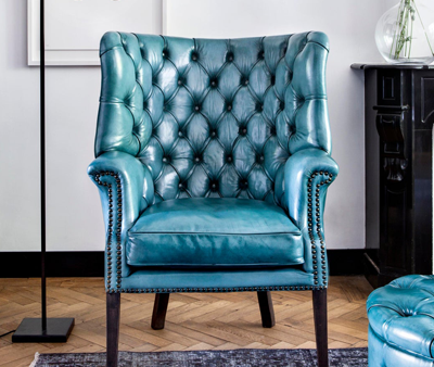 BISON GRAND LH-C609 Leather Armchair