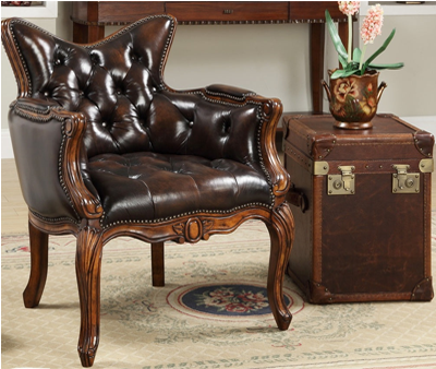 Leather Chesterfield Armchair