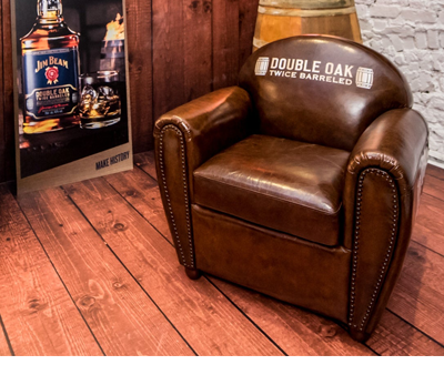 Club Leather Lounge Chair