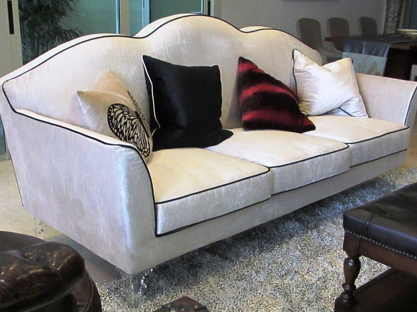 Velvet Sofa Set