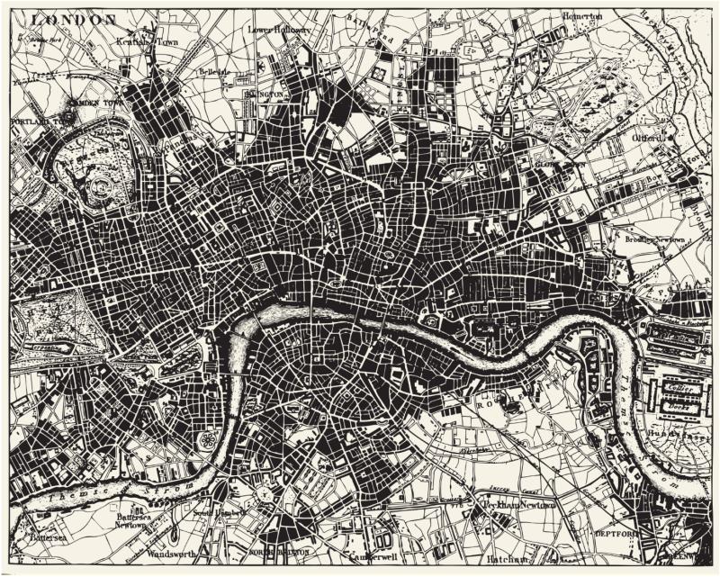 Map Of London Rugs